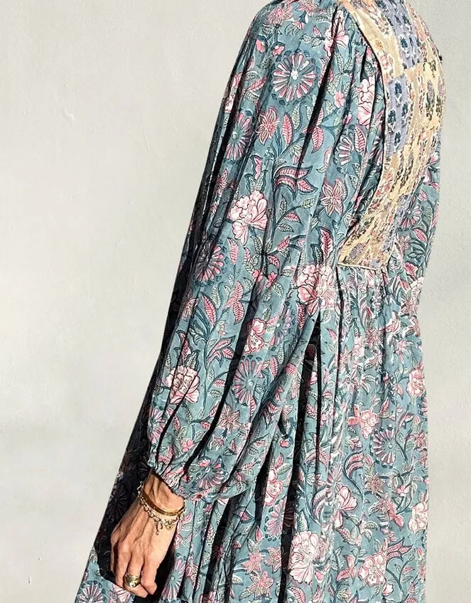 Women Maison M Floral Print Dress Blue Monsoon Dresses