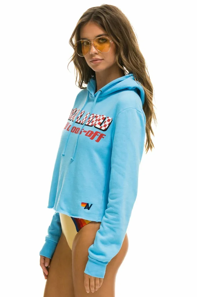 Women MALIBU CHILI COOKOFF CROPPED HOODIE 2022 8211 SKY Aviator Nation Hoodies Women MALIBU CHILI COOKOFF CROPPED HOODIE 2022 8211 SKY Aviator Nation Hoodies