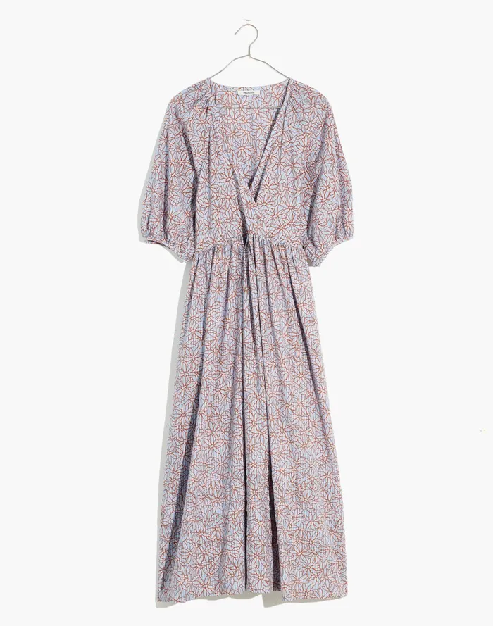 Women Marianna Puff Sleeve Midi Dress In Dream On Daisies Pale Dawn Madewell Dresses Women Marianna Puff Sleeve Midi Dress In Dream On Daisies Pale Dawn Madewell Dresses