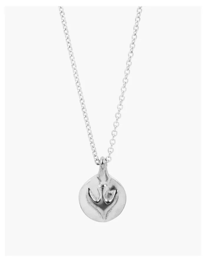Women Marisa Mason Virginia Dove Sterling Silver Necklace Silver Madewell Necklaces