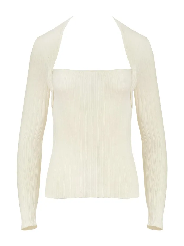 Women Marle 8211 Leon Top In Rice The UNDONE Tops
