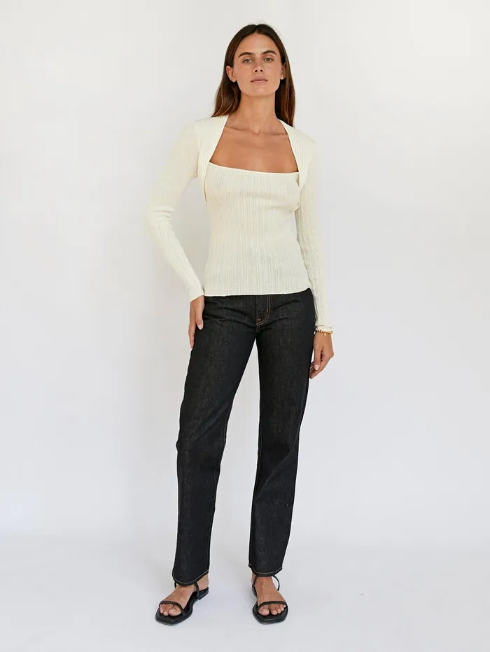 Women Marle 8211 Leon Top In Rice The UNDONE Tops