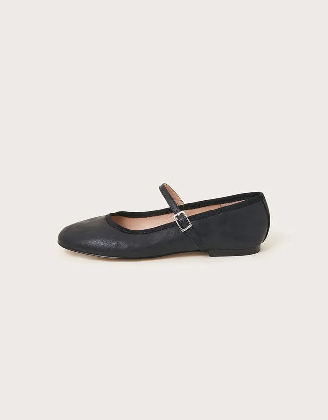 Women Mary Jane Flats Black Monsoon Sandals