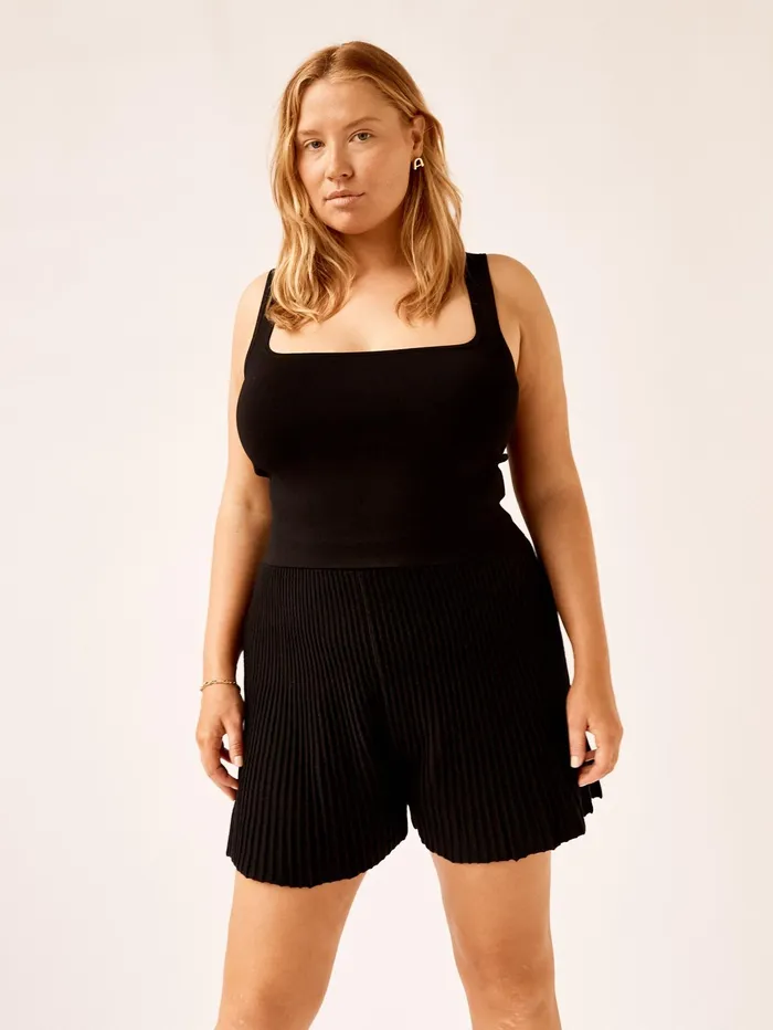 Women Matteau 8211 Black Classic Nineties Tank The UNDONE Tops