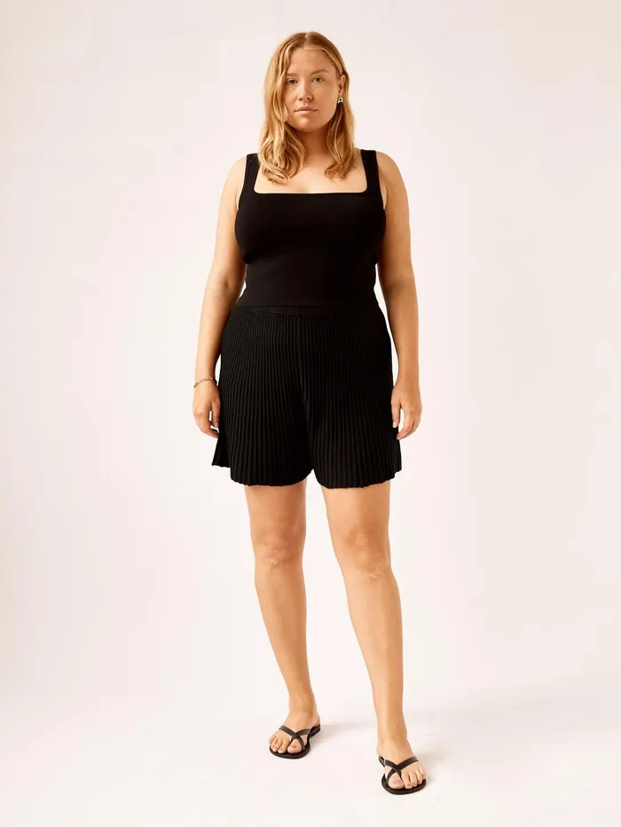 Women Matteau 8211 Black Classic Nineties Tank The UNDONE Tops