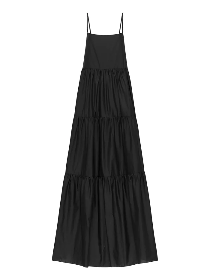 Women Matteau 8211 Tiered Low Back Sundress In Black The UNDONE Dresses
