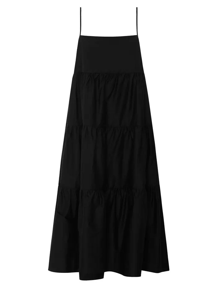 Women Matteau 8211 Tiered Sundress In Black The UNDONE Dresses
