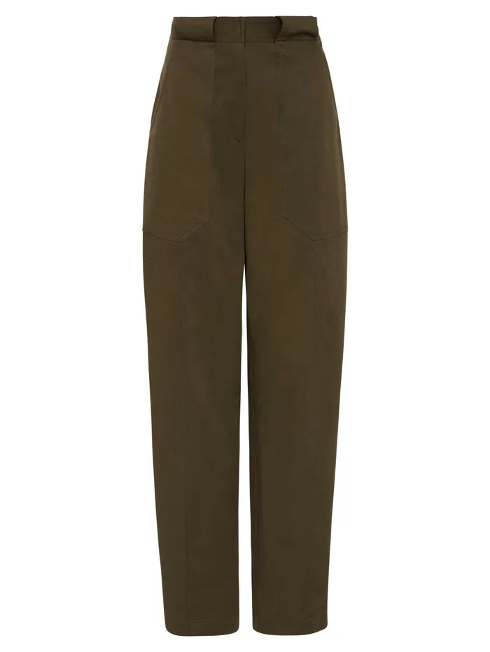 Women Matteau 8211 Utility Trouser In Olive The UNDONE Pants