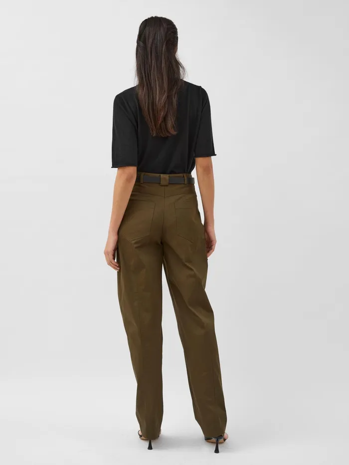 Women Matteau 8211 Utility Trouser In Olive The UNDONE Pants