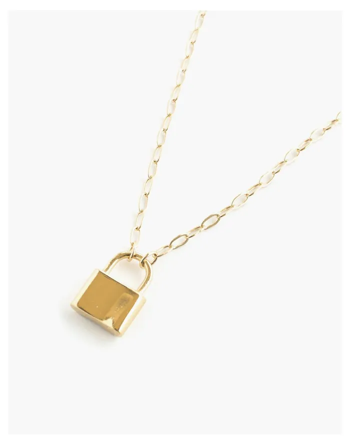Women Merewif Holmes Necklace Gold Madewell Necklaces