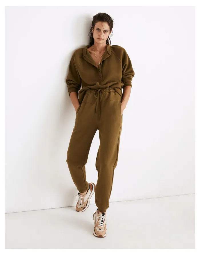 Women MWL Betterterry Jogger Sweatpants Desert Moss Madewell MWL Athleisure