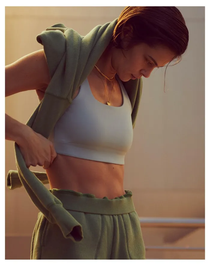 Women MWL Flex Square Neck Sports Bra Blue Horizon Madewell Activewear Women MWL Flex Square Neck Sports Bra Blue Horizon Madewell Activewear