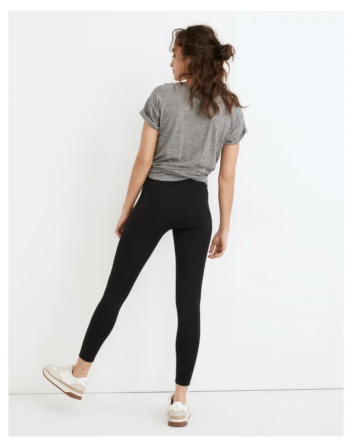 Women MWL Form High Rise 26034 Leggings True Black Madewell Activewear Women MWL Form High Rise 26034 Leggings True Black Madewell Activewear