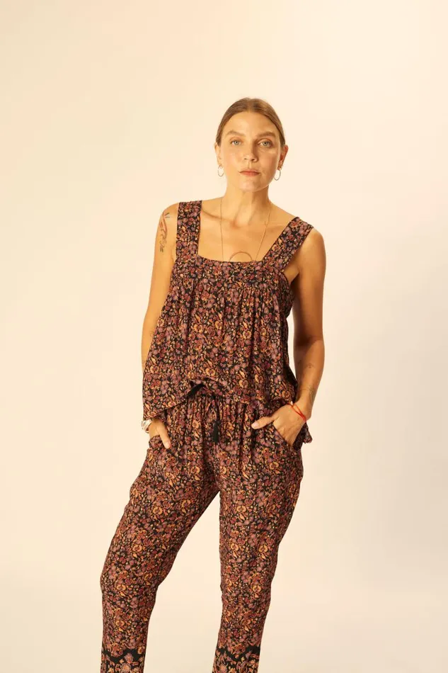 Women Natalie Martin Bottoms Bianca Pant Petite Fleur Noire