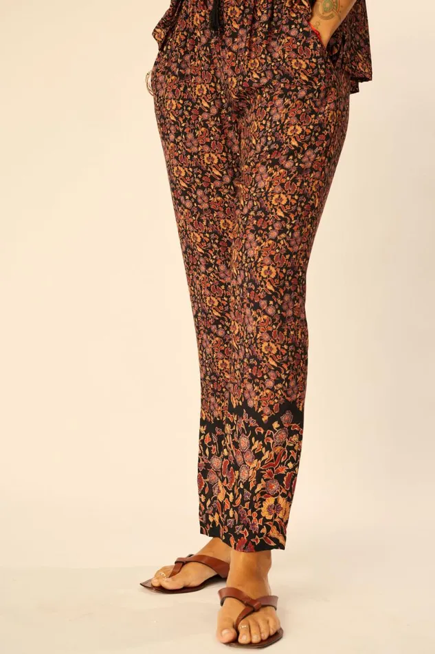 Women Natalie Martin Bottoms Bianca Pant Petite Fleur Noire