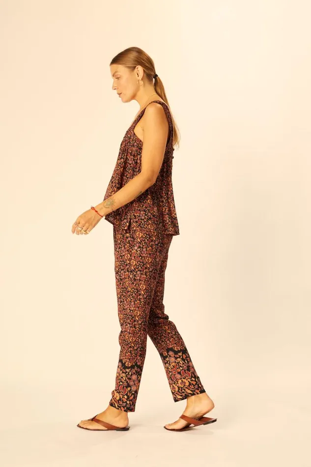 Women Natalie Martin Bottoms Bianca Pant Petite Fleur Noire