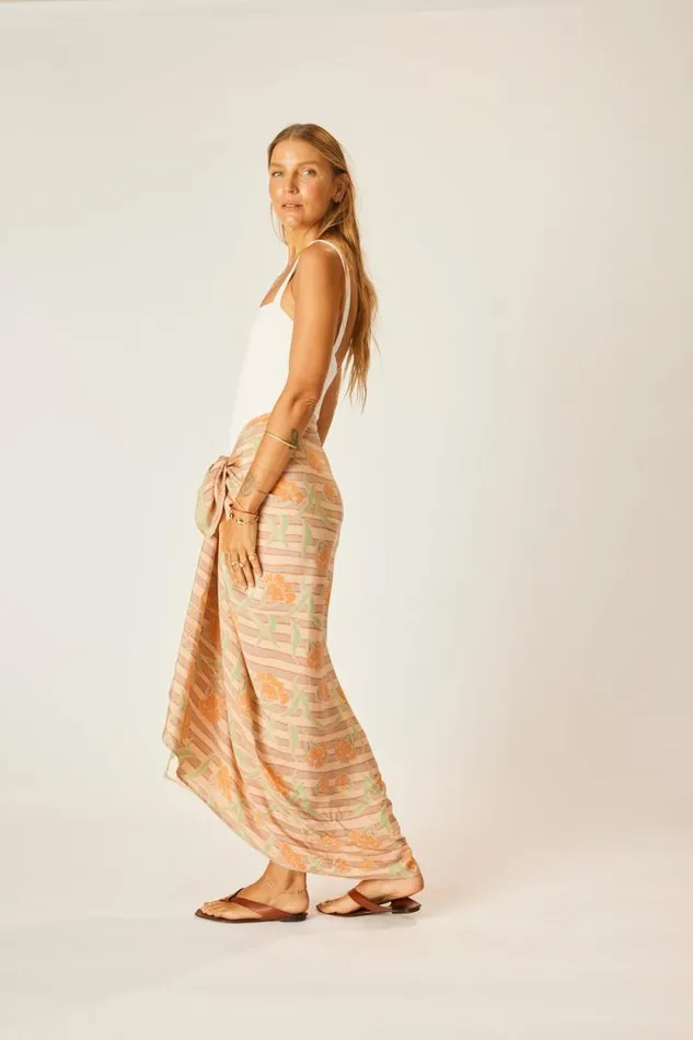 Women Natalie Martin Bottoms Sarong Chamomile Apricot