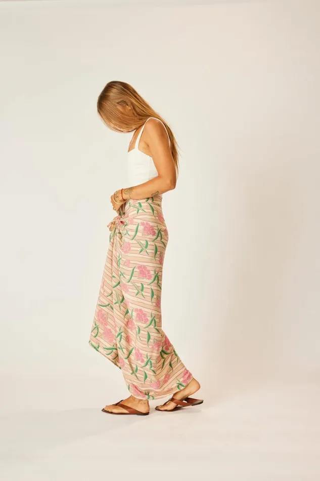 Women Natalie Martin Bottoms Sarong Chamomile Rose