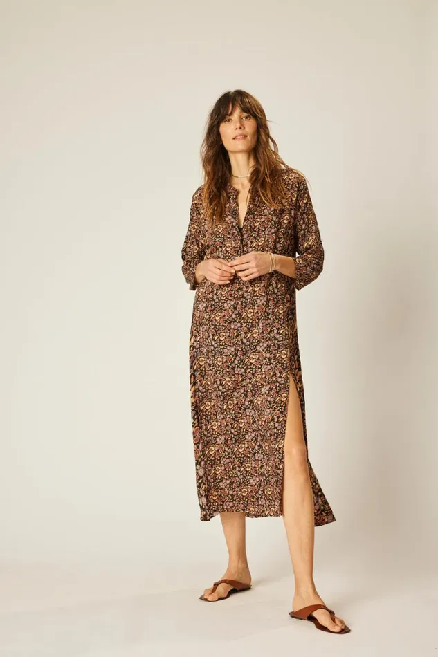 Women Natalie Martin Coverups Isobel Dress Petite Fleur Noire