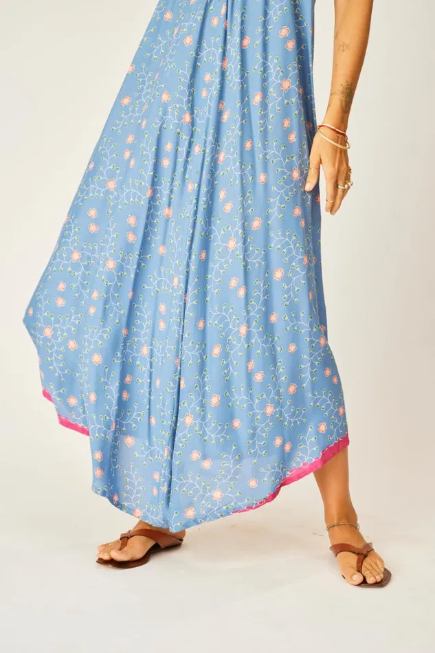 Women Natalie Martin Coverups Lola Dress Pinwheel Denim