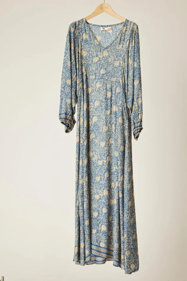 Women Natalie Martin Dresses Alice Dress Paisley Stripe Pool