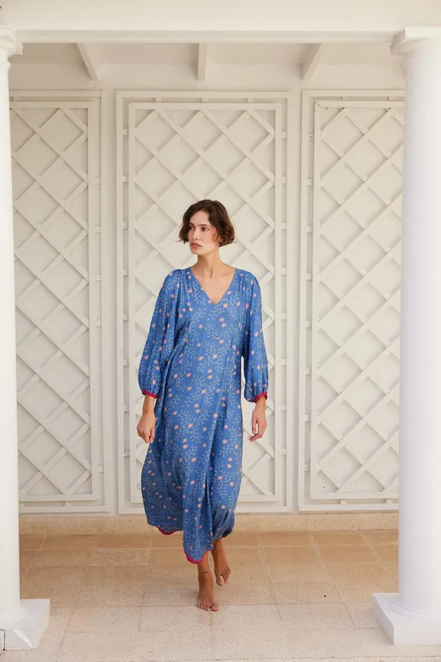 Women Natalie Martin Dresses Alice Dress Pinwheel Denim
