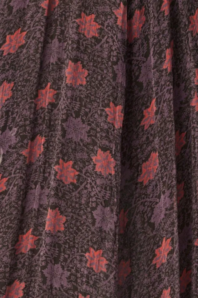 Women Natalie Martin Dresses Fiore Maxi Snowflake Aubergine