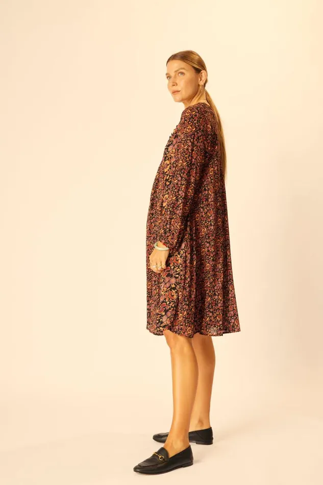 Women Natalie Martin Dresses Fiore Short Dress Petite Fleur Noire
