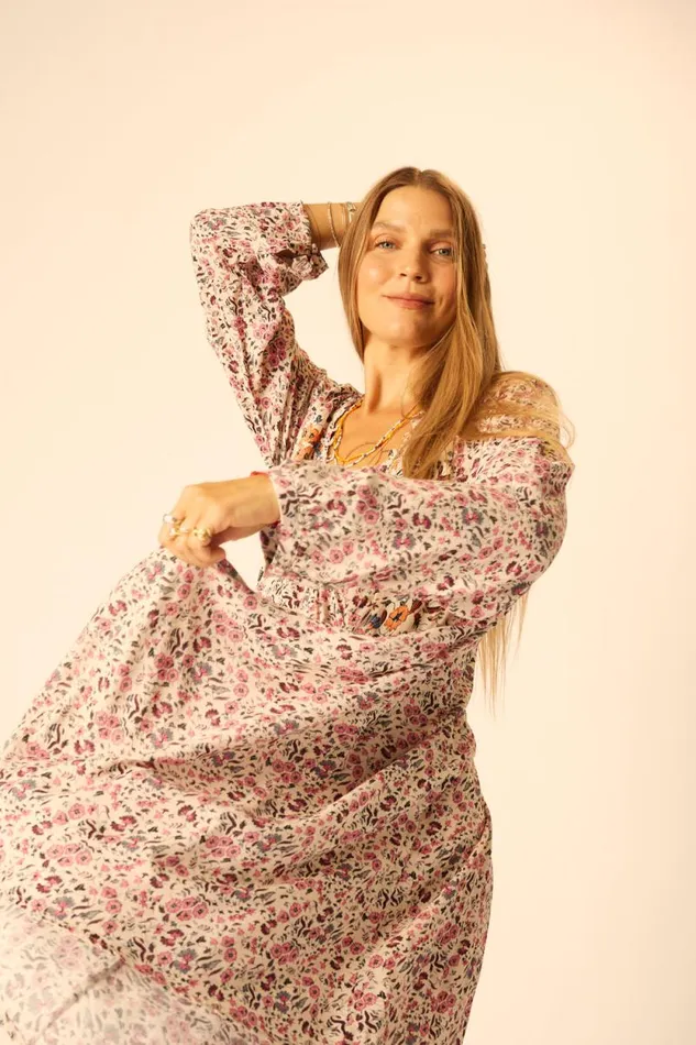 Women Natalie Martin Dresses Fiore Short Dress Petite Fleur Rose
