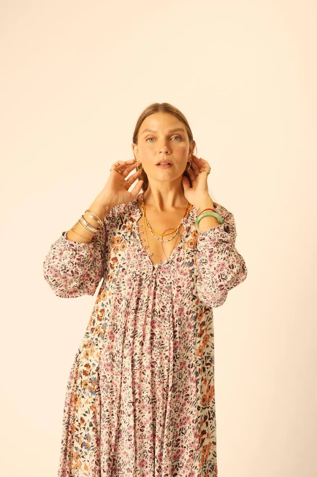 Women Natalie Martin Dresses Fiore Short Dress Petite Fleur Rose