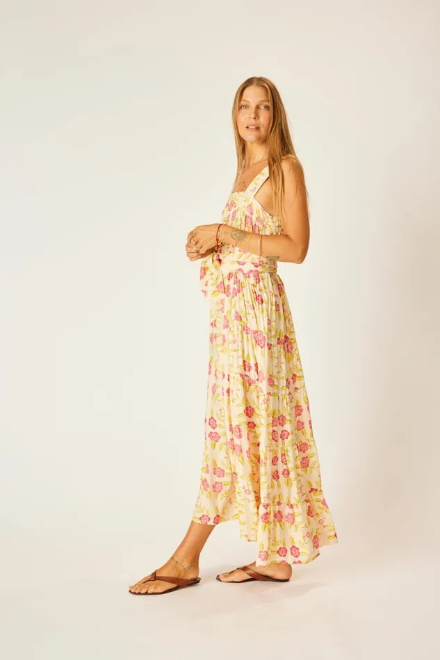 Women Natalie Martin Dresses Jasmine Maxi Prairie Dusty Crimson
