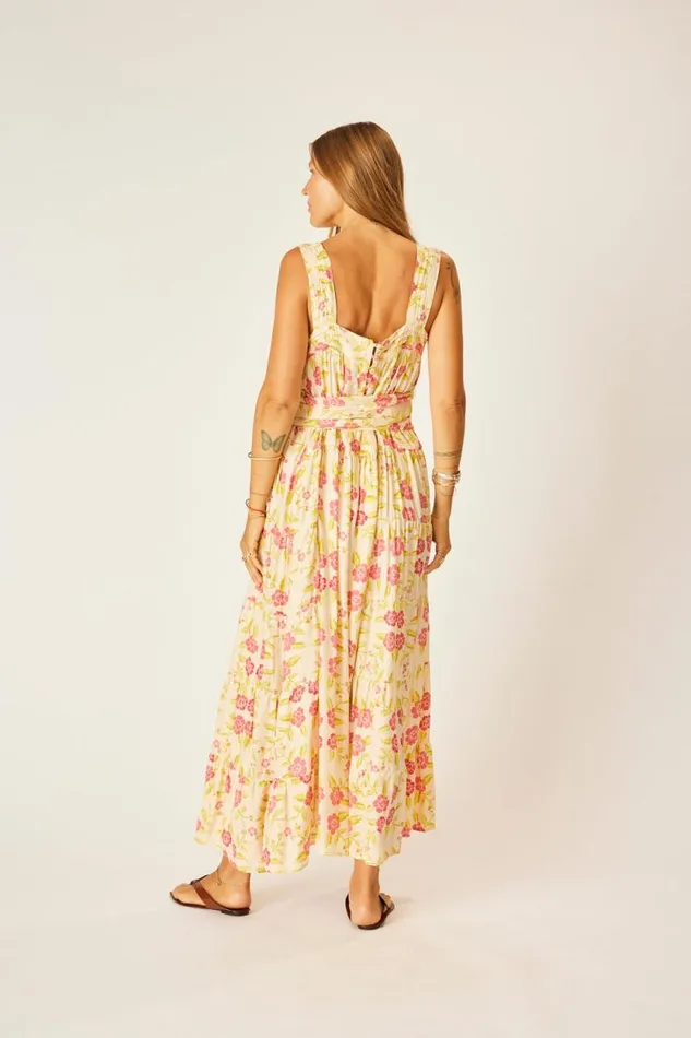 Women Natalie Martin Dresses Jasmine Maxi Prairie Dusty Crimson