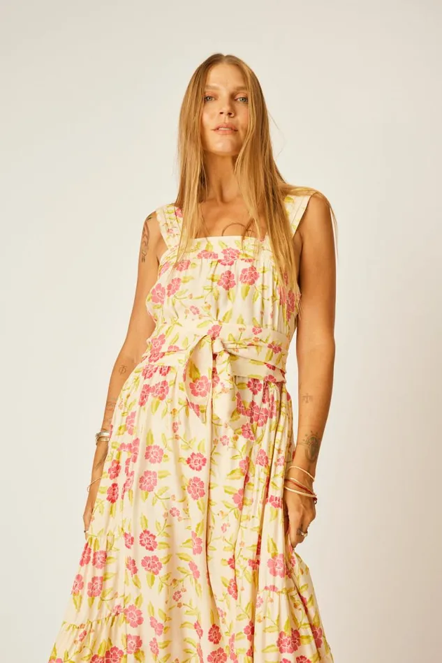 Women Natalie Martin Dresses Jasmine Maxi Prairie Dusty Crimson