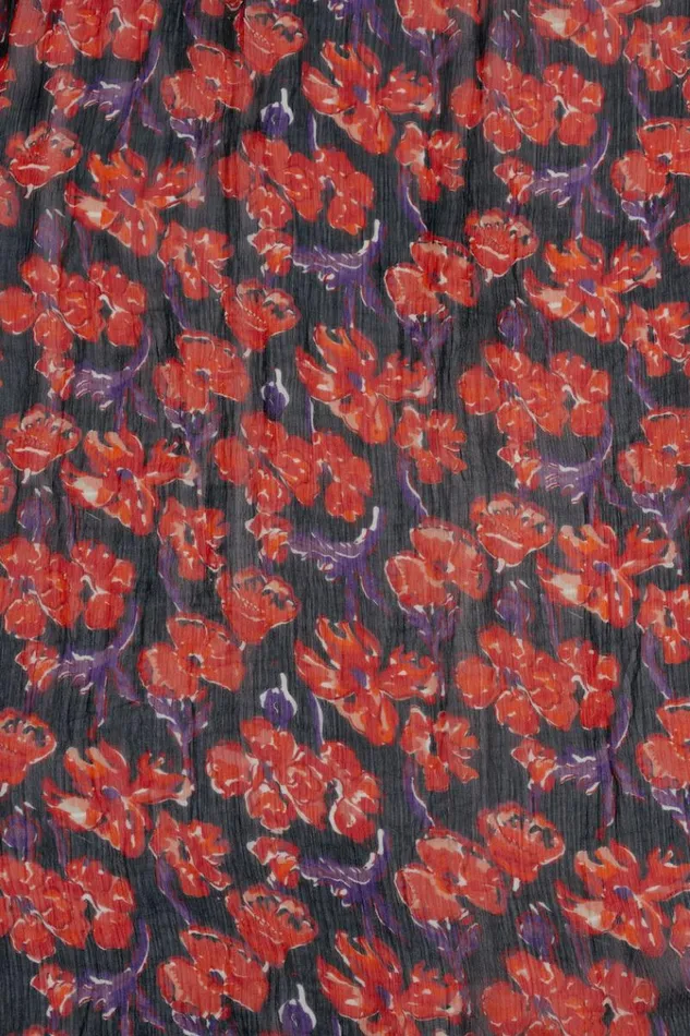 Women Natalie Martin Dresses Lily Dress Chiffon Watercolor Onyx