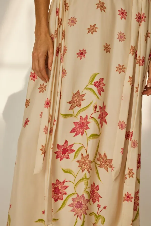 Women Natalie Martin Dresses Monica Dress Starflower Cream