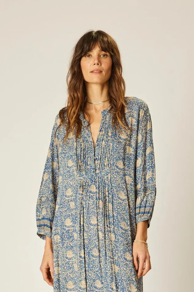 Women Natalie Martin Dresses Sammie Maxi Water Lily Blue