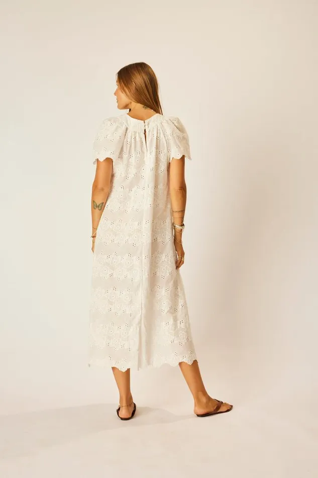 Women Natalie Martin Dresses Sienna Dress Geranium Milk