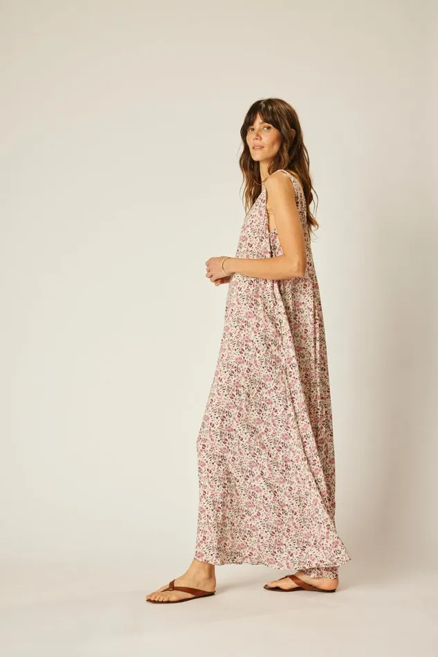 Women Natalie Martin Dresses Tova Maxi Petite Fleur Rose