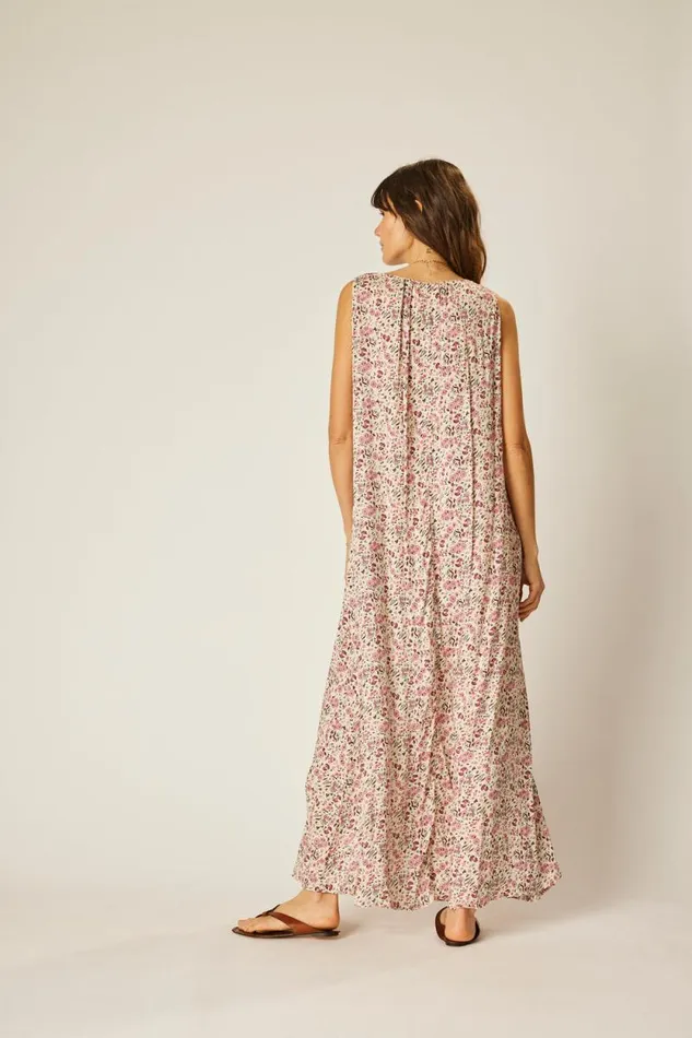 Women Natalie Martin Dresses Tova Maxi Petite Fleur Rose