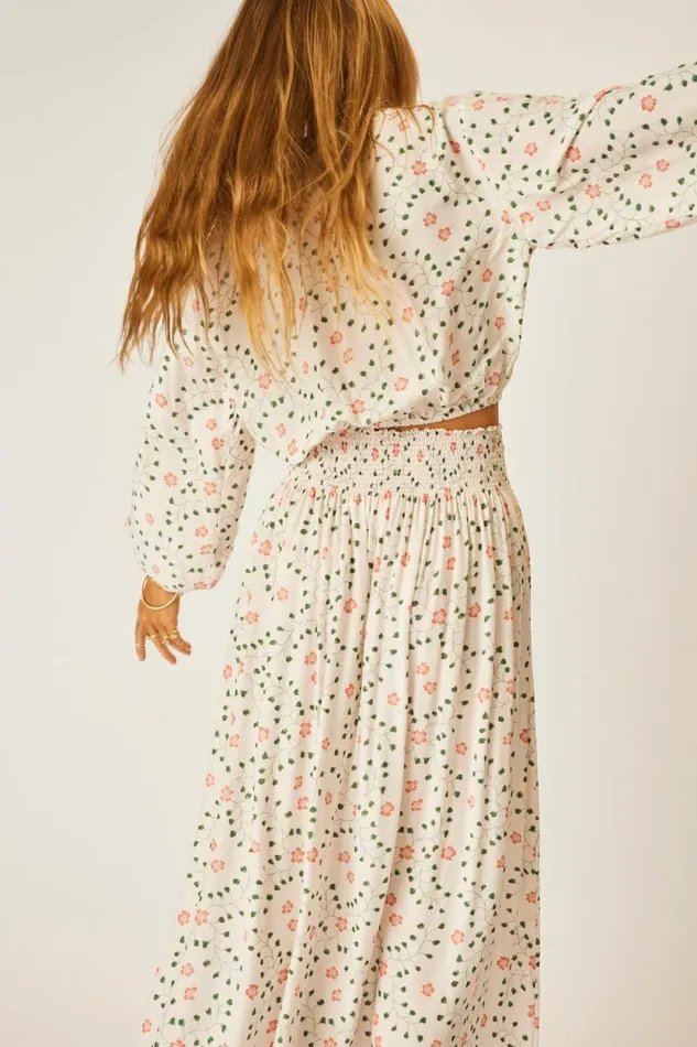 Women Natalie Martin Tops Amelia Top Pinwheel Cotton