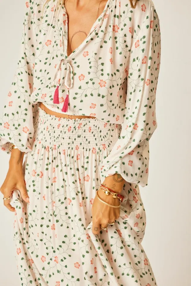 Women Natalie Martin Tops Amelia Top Pinwheel Cotton