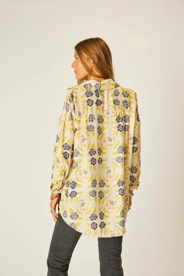 Women Natalie Martin Tops Jennifer Shirt Prairie Indigo