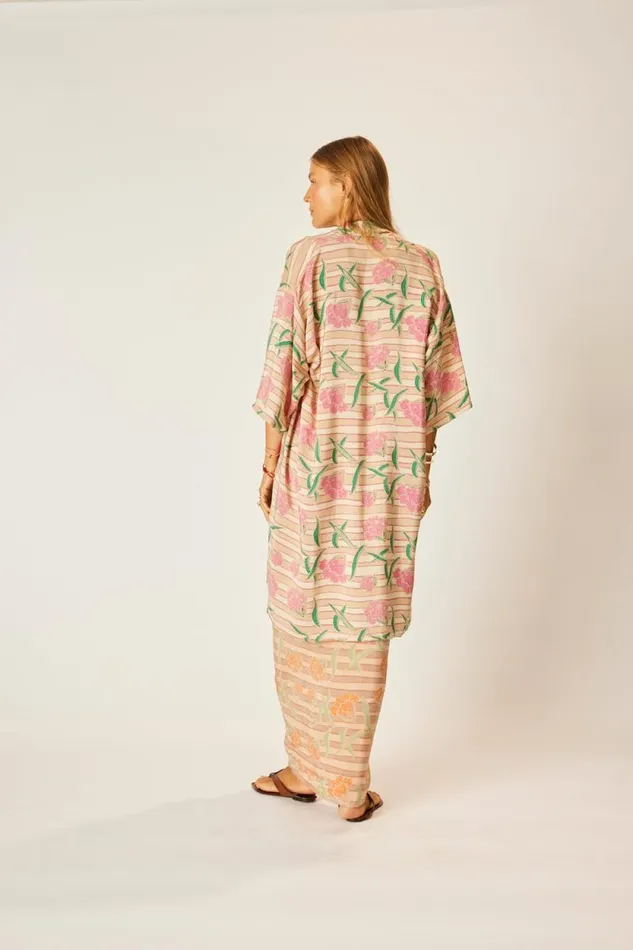 Women Natalie Martin Tops Lennon Kimono Chamomile Rose
