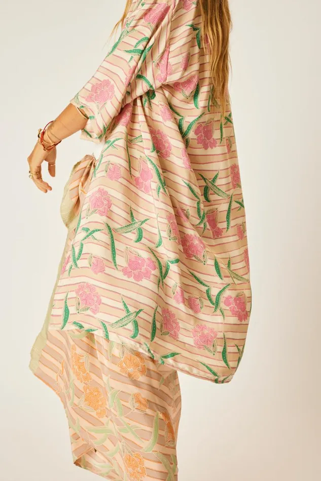 Women Natalie Martin Tops Lennon Kimono Chamomile Rose