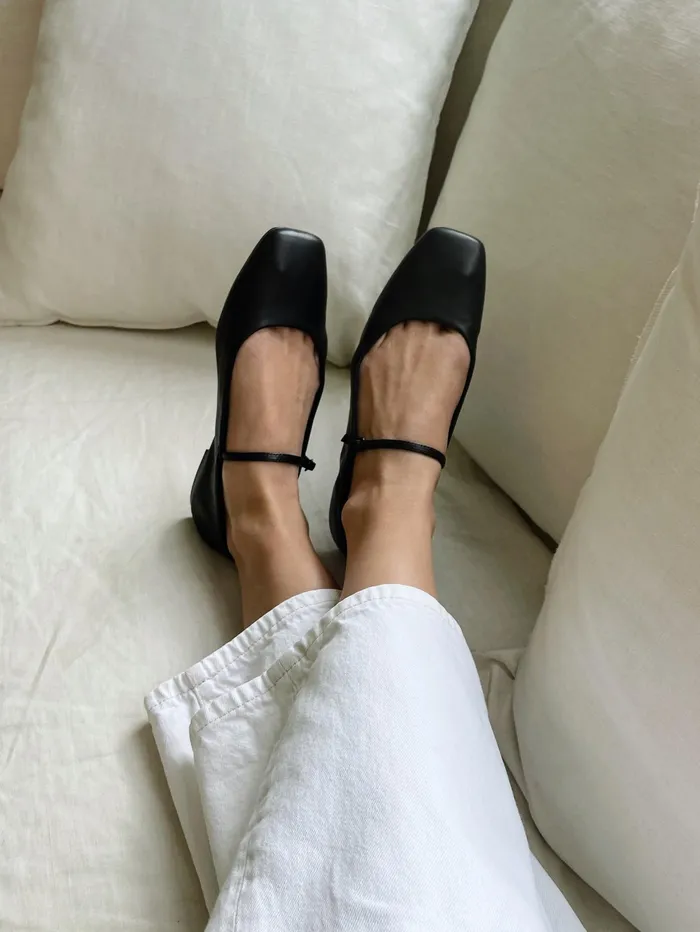 Women Nelson Made 8211 Phoebe Flat In Black The UNDONE Maternity