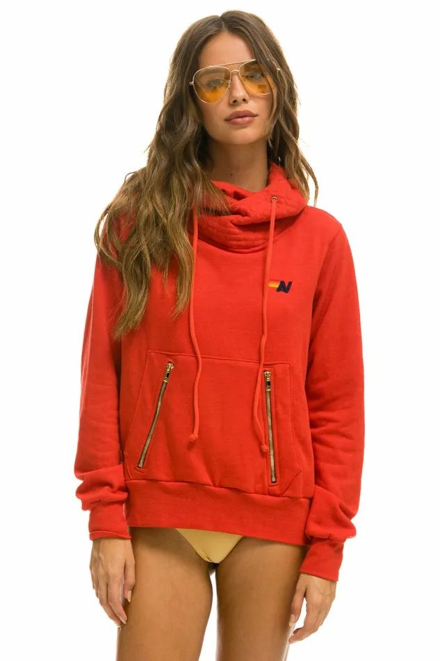 Women NINJA PULLOVER HOODIE 8211 RED Aviator Nation Hoodies Women NINJA PULLOVER HOODIE 8211 RED Aviator Nation Hoodies