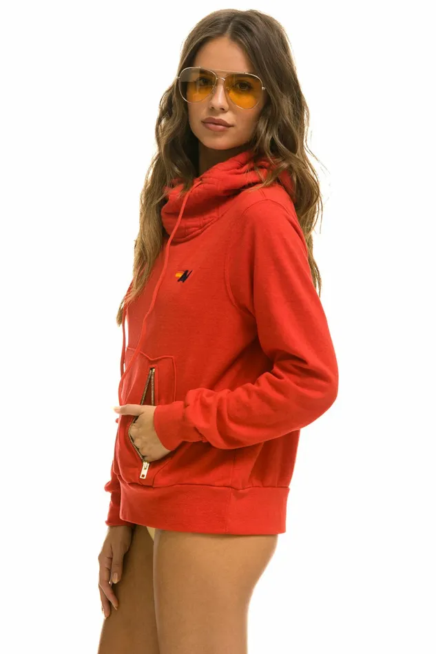 Women NINJA PULLOVER HOODIE 8211 RED Aviator Nation Hoodies Women NINJA PULLOVER HOODIE 8211 RED Aviator Nation Hoodies