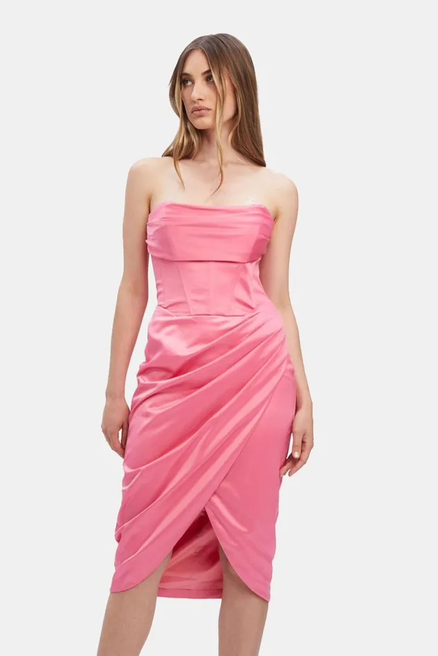 Women Occasion Dresses Bardot Jamila Corset Dress In Petal Pink Petal Pink Women Occasion Dresses Bardot Jamila Corset Dress In Petal Pink Petal Pink