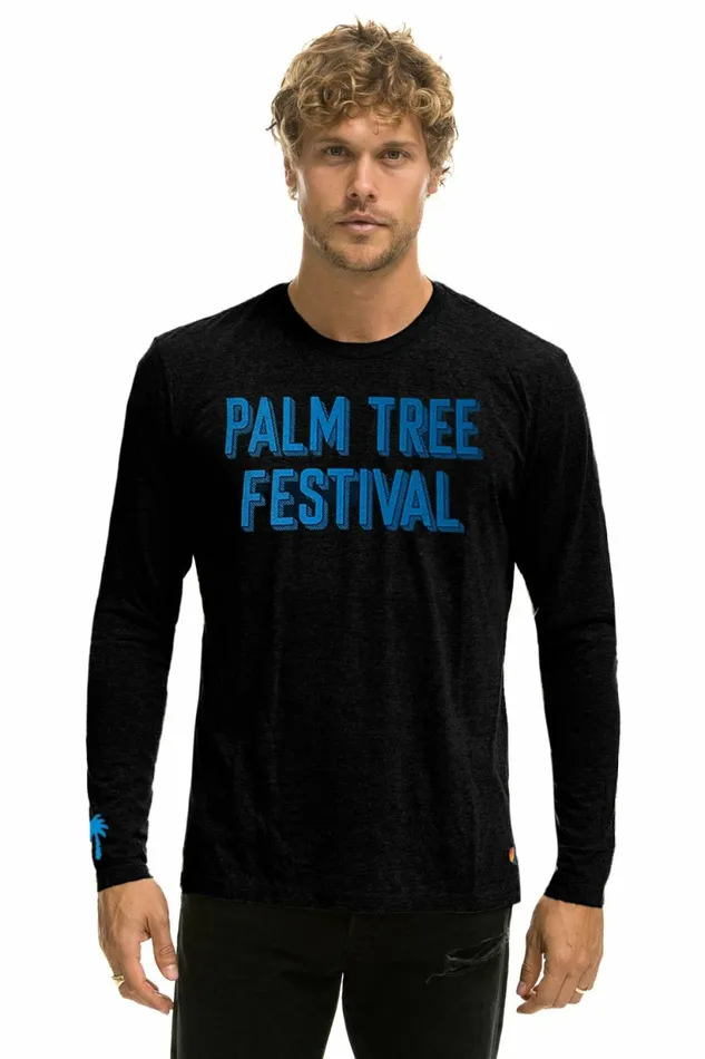 Women PALM TREE FESTIVAL ASPEN 2023 LONG SLEEVE TEE 8211 BLACK Aviator Nation UnisexTees Women PALM TREE FESTIVAL ASPEN 2023 LONG SLEEVE TEE 8211 BLACK Aviator Nation UnisexTees