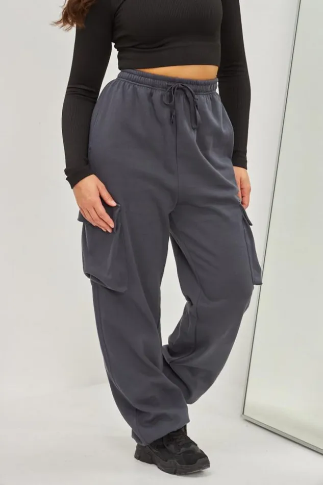 Women Pantalon De Jogging Cargo Gris Fonc Grey Brentiny Paris Jogging Bottoms Women Pantalon De Jogging Cargo Gris Fonc Grey Brentiny Paris Jogging Bottoms